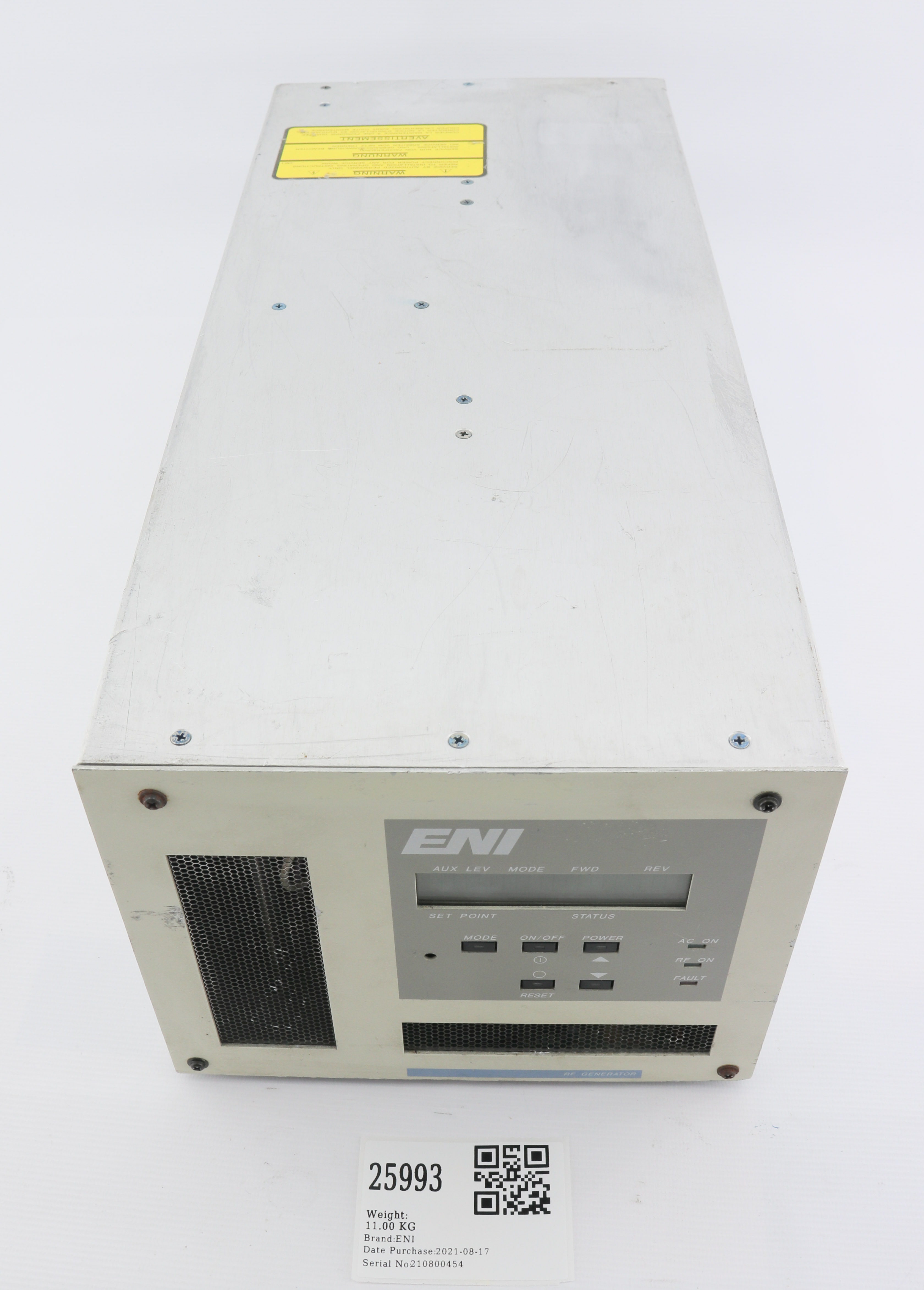 25993 ENI RF GENERATOR 600W 13.56MHZ, ACG-6B-01 (PARTS) ACG-6B
